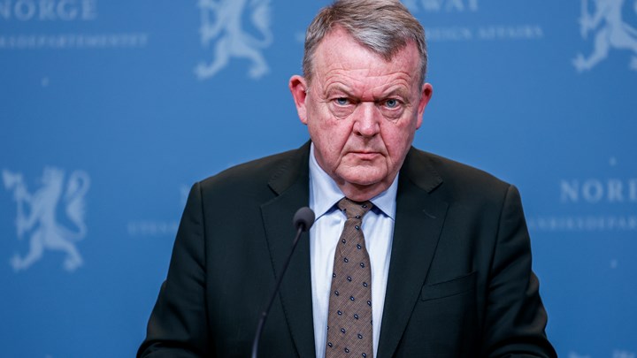 Vi har muskler, sa Lars Løkke Rasmussen og takket for norsk støtte under et pressemøte i Oslo søndag sammen med Norges utenriksminister.&nbsp;