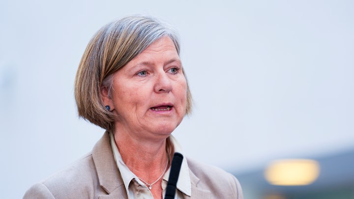 Anne-Karin Rime er president i Legeforeningen, som er kritisk til regjeringens forslag.
