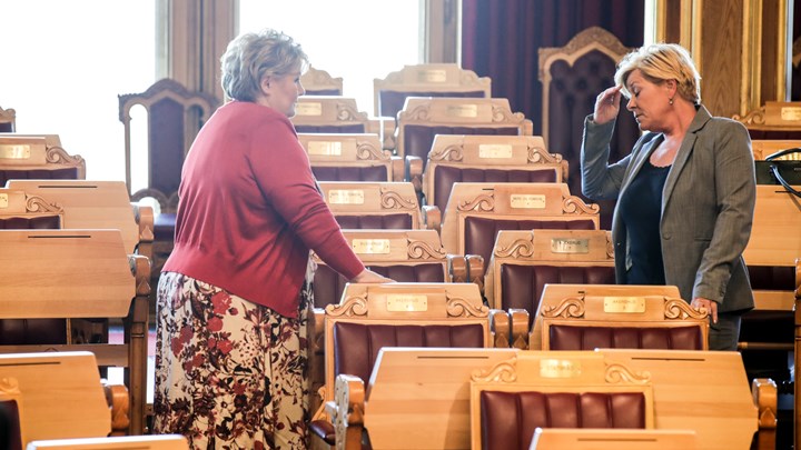 Erna Solberg og Siv Jensen var i en årrekke maktfaktoren bak det borgerlige samarbeidet.