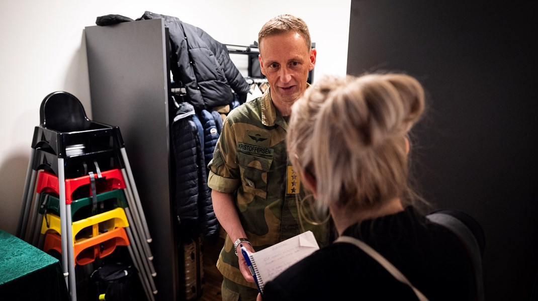 Forsvarssjef Eirik Kristoffersen er arbeidstakerorganisasjonenes motpart i saken.