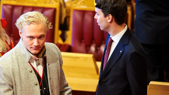 I ny bunad under Stortingets offisielle åpning i oktober 2025.&nbsp;