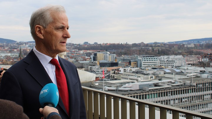 Utsikten fra D-blokka i det nye regjeringskvartalet. Kontoret til statsministerens&nbsp;ligger et sted i D-blokka – akkurat hvor er hemmelig av sikkerhetshensyn.