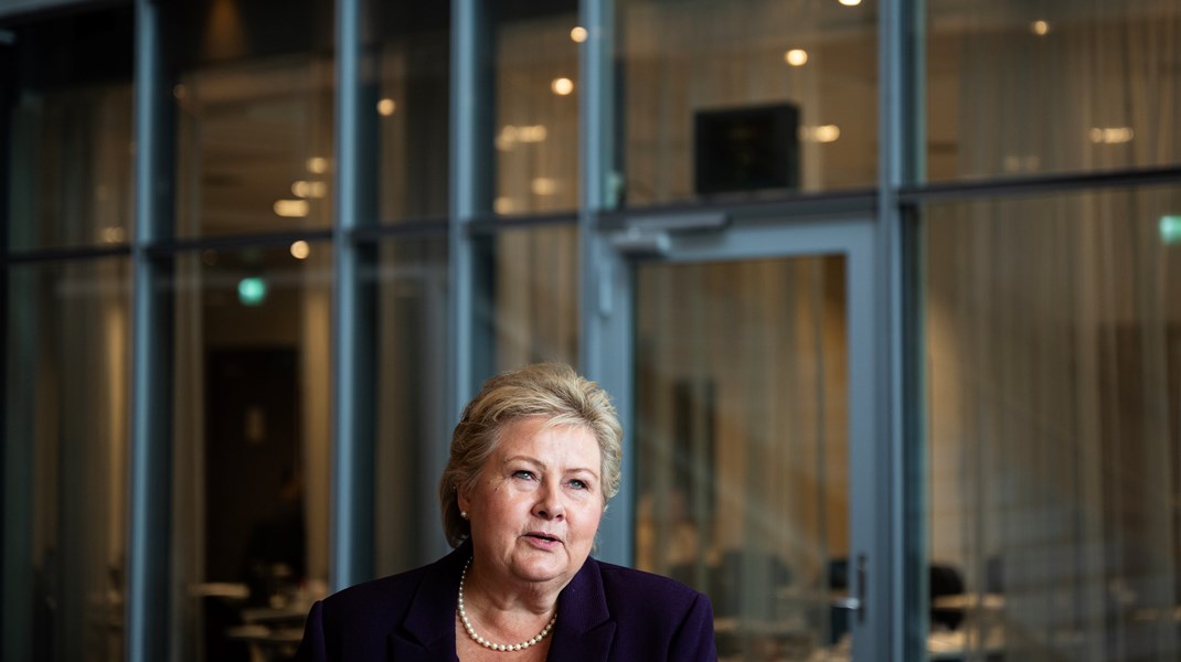 Erna Solberg gikk av som Høyre-leder i fjor høst.