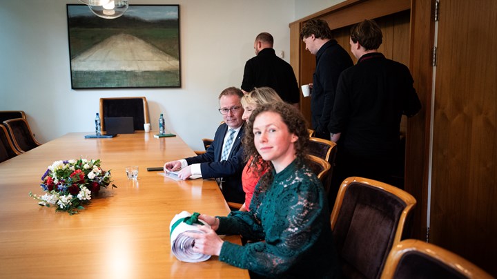 De rødgrønne partiene forhandler for øyeblikket om revidert nasjonalbudsjett.