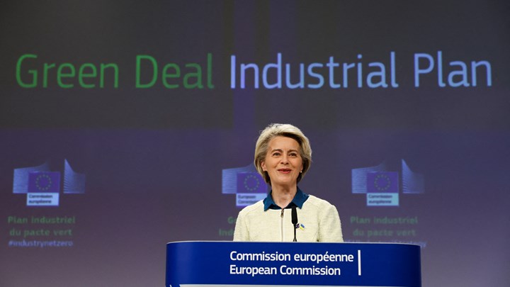 1. februar presenterte EU-kommisjonens president, Ursula von der Leyen, den såkalte «Green Deal Industrial Plan» (GDIP) som et svar på den amerikanske subsidiepakken IRA.