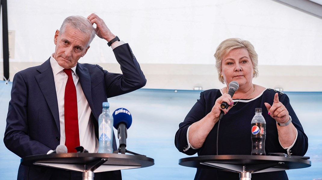 Statsminister Jonas Gahr Støre (Ap) har nok en måling han må gruble på. Høyre-leder Erna Solberg får igjen mange stemmer fra Støres misfornøyde velgere.&nbsp;