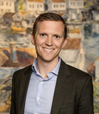 Ny ordfører i Kristiansand: Mathias Bernander (H).