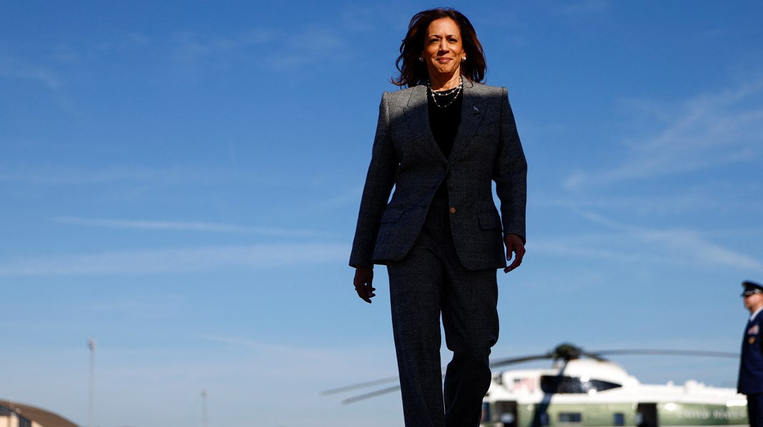 Demokratenes presidentkandidat, visepresident Kamala Harris.