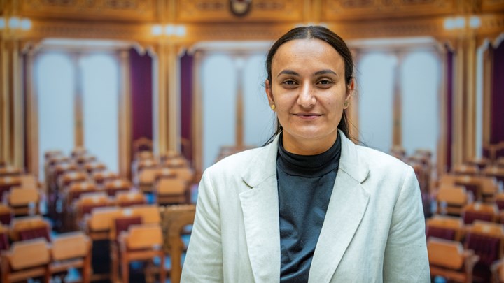 Seher Aydar er valgt som førstekandidat for Oslo Rødt ved stortingsvalget 2025. 