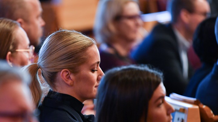 Emilie Enger Mehl tilbake på Hedmark-benken. 