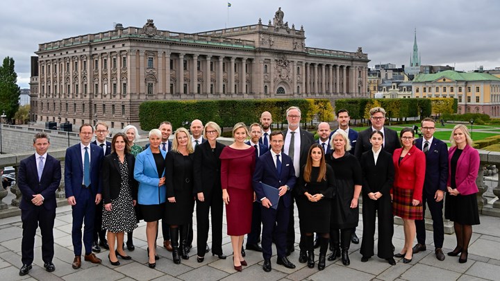 Sveriges regjering siden høsten 2022.