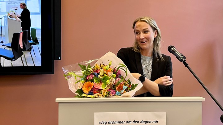 Bruflot var glad hun fikk føle seg som en rebell, til tross for at hun er stortingsrepresentant for Høyre.