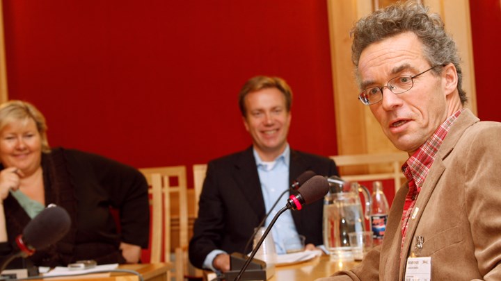 Hansson i 2007, da han besøkte Høyres stortingsgruppe som WWF-leder.