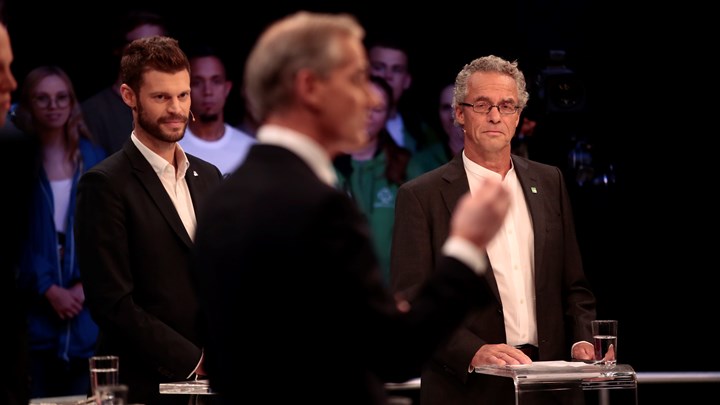 – Vi diskuterer akkurat det samme nå, som vi diskuterte da jeg skrev. Men vi har ikke løst noen av utfordringene. De fleste er blitt større, mener Hansson. Her fra en partilederdebatt i 2017.