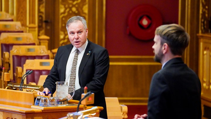 Venstres Alfred Bjørlo var Stortingets mest aktive på talerstolen i perioden 2023-2024. Sammenlagt rekker det til en andreplass. 