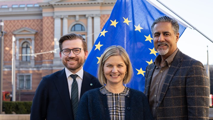 Man kan være trygg på at ledertrioen til Venstre ikke er EU-motstandere.