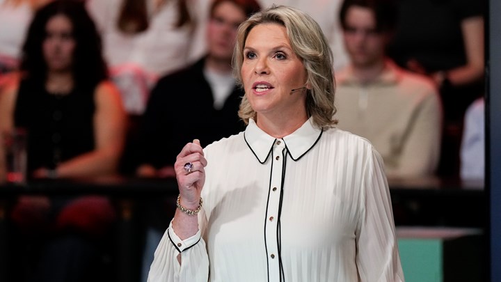 Sylvi Listhaug var fornøyd med at klima en kort stund ble tema under folkemøtet, men var lei seg for at hun ikke fikk svare.