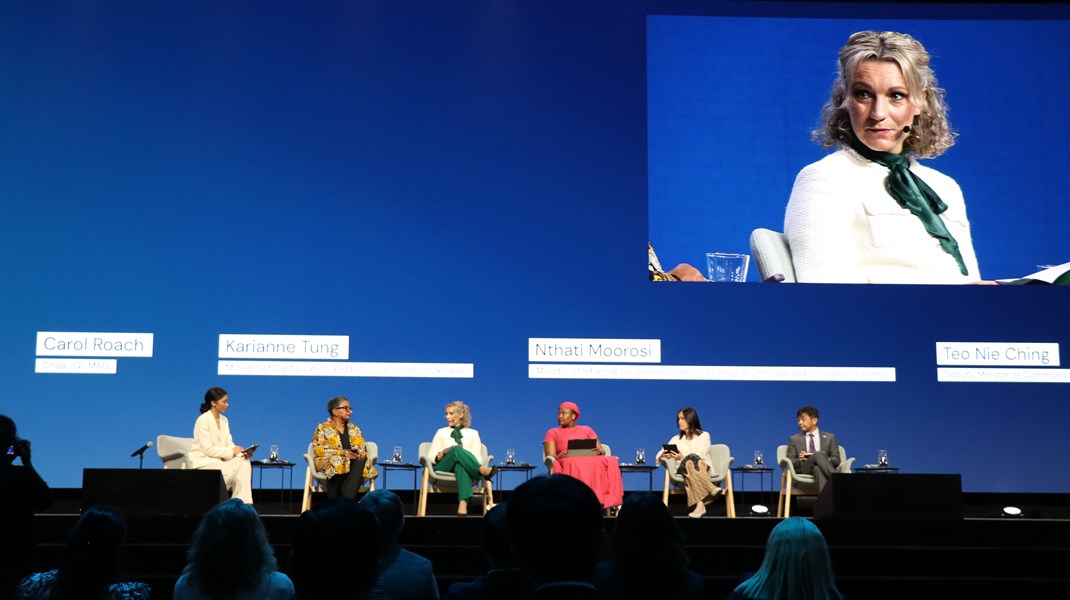 Digitaliseringsminister Karianne Tung var vert for FN-konferansen Internet Governance Forum i Lillestrøm sommer. Diego Rios tar til orde for en norsk utgave av samarbeidet.&nbsp;