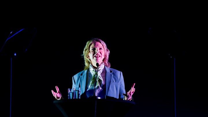 Sylvi Listhaug knallet til mot regjeringen og dens budsjettpartnere på Frps høstkonferanse lørdag.