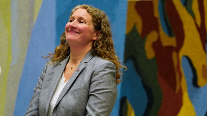 Tuva Moflag (Ap) leder budsjettforhandlingene på vegne av Arbeiderpartiet.